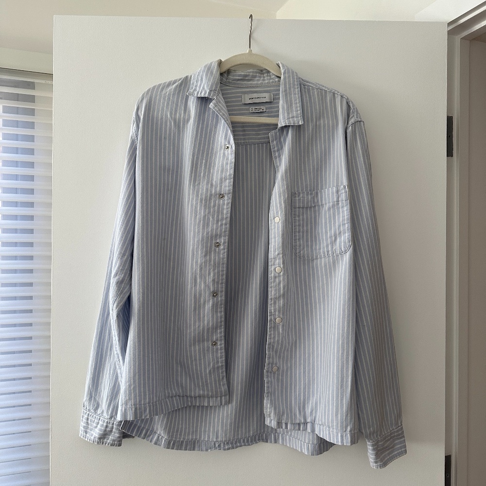 Striped Button Down Shirt
